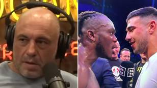 Joe Rogan's stunned reaction to KSI fighting Tommy Fury