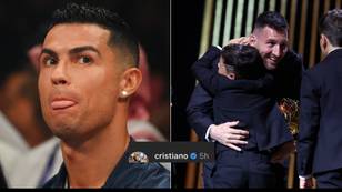 Why Cristiano Ronaldo posted laughing emojis in social media 'dig' at Lionel Messi