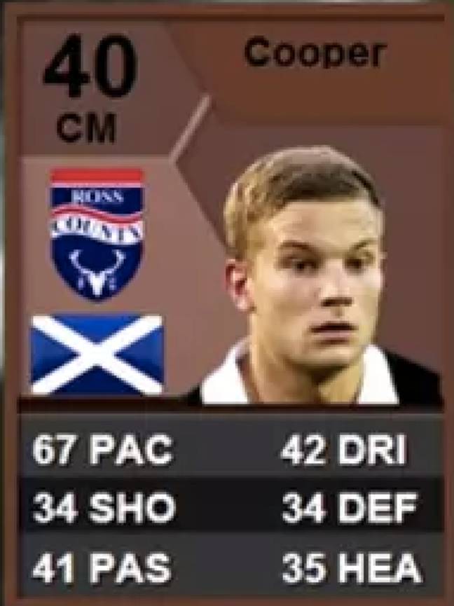 Alex Cooper's FIFA 13 card (Credit: EA SPORTS)