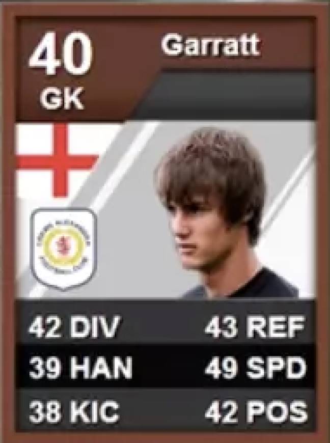 Ben Garratt's FIFA 12 card (Credit: EA SPORTS)