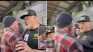 John Fury in angry altercation with Logan and Jake Paul's dad ahead of KSI vs Tommy Fury