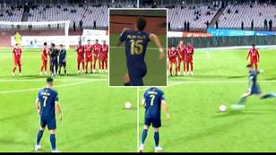 Alex Telles scores free kick for Al Nassr after clever Cristiano Ronaldo tactic distracts goalkeeper