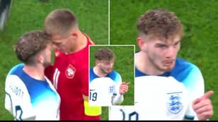 Harvey Elliott involved in strange confrontation with Serbia's Vladimir Lucic, fans make same comments