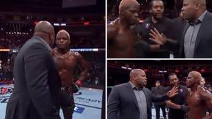 Daniel Cormier And Phil Hawes Get Into Heated Confrontation In UFC Octagon