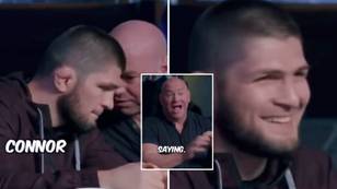 Never-before-seen footage of Dana White trying to convince Khabib to rematch Conor McGregor