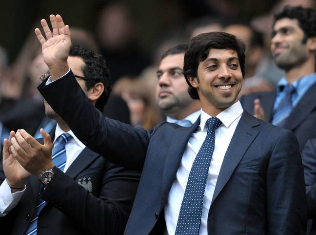 Mansour in the stands. (Image Credit: Getty)